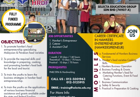 Career Certificate In Hawkers Entrepreneurship (Hawkerspreneur)